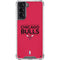 NBA Chicago Bulls Standard - Red Galaxy S21 5G Clear Case
