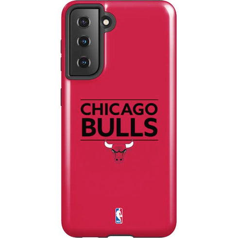 NBA Chicago Bulls Standard - Red Galaxy S21 5G Pro Case