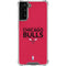 NBA Chicago Bulls Standard - Red Galaxy S21 FE Clear Case