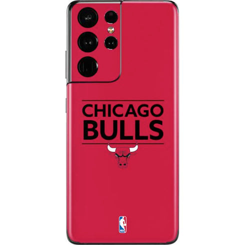 NBA Chicago Bulls Standard - Red Galaxy S21 Ultra 5G Skin