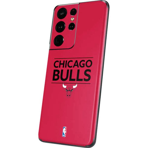 NBA Chicago Bulls Standard - Red Galaxy S21 Ultra 5G Skin
