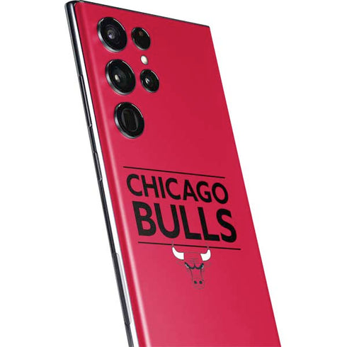 NBA Chicago Bulls Standard - Red Galaxy S22 Ultra Skin