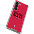 NBA Chicago Bulls Standard - Red Galaxy S23 Clear Case