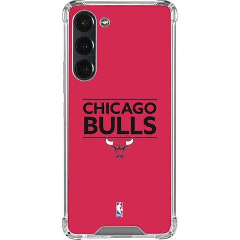 NBA Chicago Bulls Standard - Red Galaxy S23 Plus Clear Case