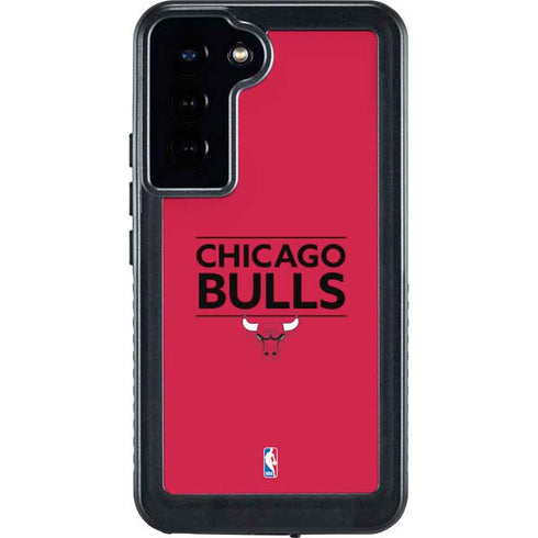 NBA Chicago Bulls Standard - Red Galaxy S23 Plus Waterproof Case