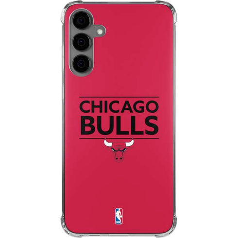 NBA Chicago Bulls Standard - Red Galaxy S24 Plus Clear Case