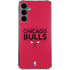 NBA Chicago Bulls Standard - Red Galaxy S24 Plus Clear Case