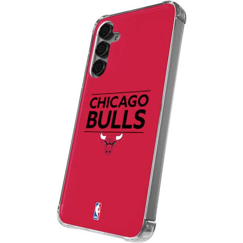 NBA Chicago Bulls Standard - Red Galaxy S24 Plus Clear Case