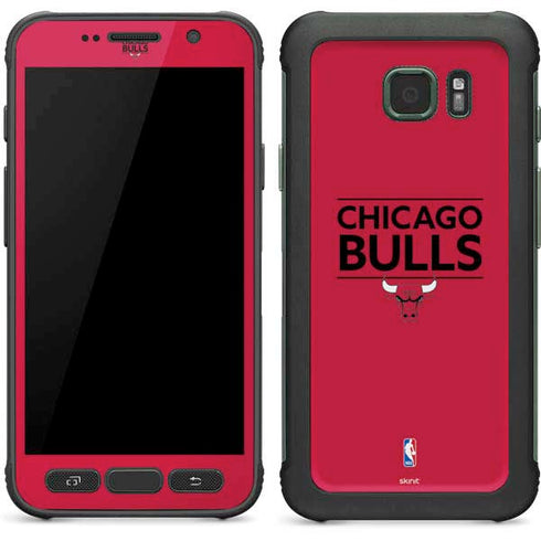 NBA Chicago Bulls Standard - Red Galaxy S7 Active Skin