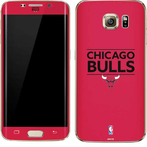 NBA Chicago Bulls Standard - Red Galaxy S7 Edge Skin