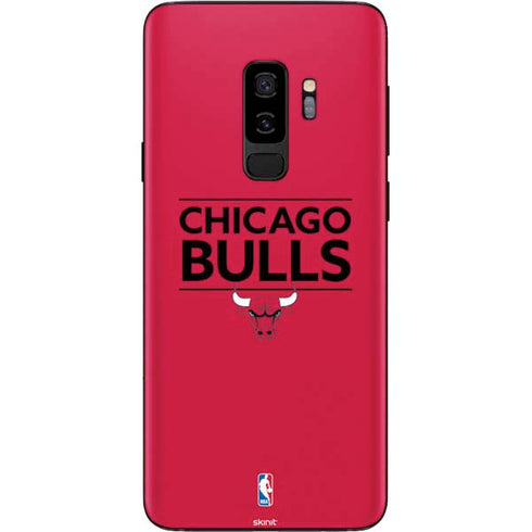 NBA Chicago Bulls Standard - Red Galaxy S9 Plus Skin