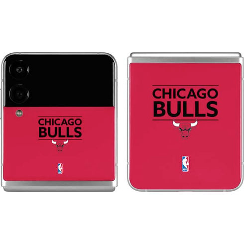 NBA Chicago Bulls Standard - Red Galaxy Z Flip4 5G Skin