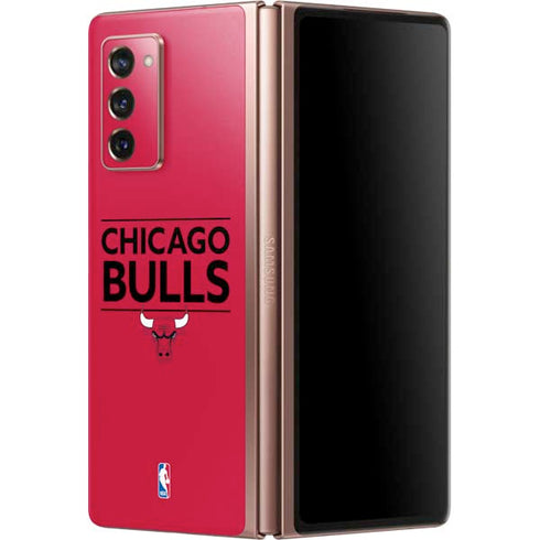 NBA Chicago Bulls Standard - Red Galaxy Z Fold2 5G Skin