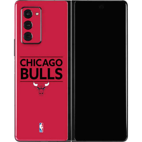 NBA Chicago Bulls Standard - Red Galaxy Z Fold2 5G Skin
