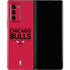 NBA Chicago Bulls Standard - Red Galaxy Z Fold2 5G Skin