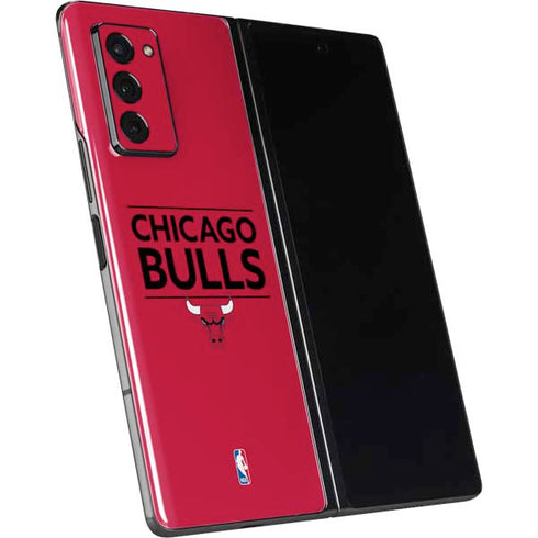 NBA Chicago Bulls Standard - Red Galaxy Z Fold2 5G Skin