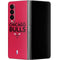 NBA Chicago Bulls Standard - Red Galaxy Z Fold4 5G Skin