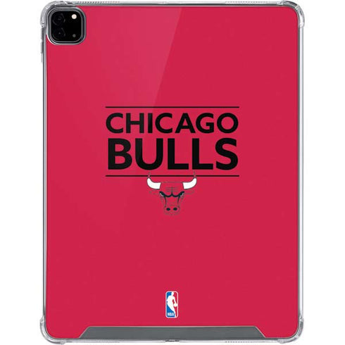 NBA Chicago Bulls Standard - Red iPad Pro 12.9in (2020) Clear Case