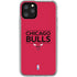 NBA Chicago Bulls Standard - Red iPhone 11 Pro Clear Case