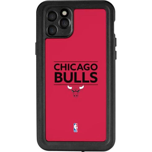 NBA Chicago Bulls Standard - Red iPhone 11 Pro Max Waterproof Case