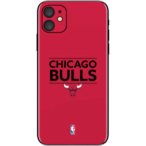NBA Chicago Bulls Standard - Red iPhone 11 Skin