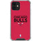 NBA Chicago Bulls Standard - Red iPhone 12 Clear Case