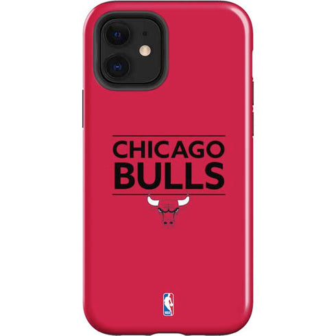 NBA Chicago Bulls Standard - Red iPhone 12 Impact Case