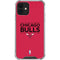 NBA Chicago Bulls Standard - Red iPhone 12 Mini Clear Case