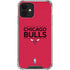 NBA Chicago Bulls Standard - Red iPhone 12 Mini Clear Case