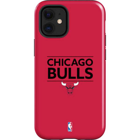 NBA Chicago Bulls Standard - Red iPhone 12 Mini Impact Case