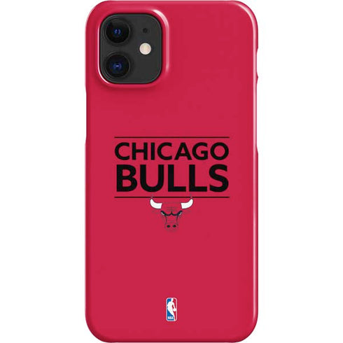 NBA Chicago Bulls Standard - Red iPhone 12 Mini Lite Case
