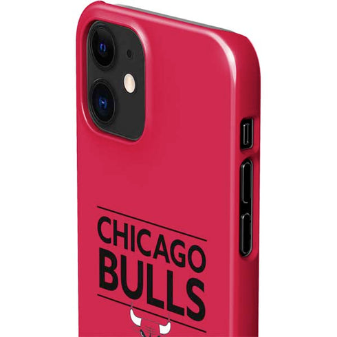 NBA Chicago Bulls Standard - Red iPhone 12 Mini Lite Case