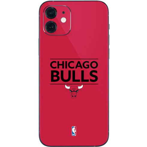 NBA Chicago Bulls Standard - Red iPhone 12 Mini Skin