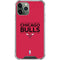 NBA Chicago Bulls Standard - Red iPhone 12 Pro Clear Case