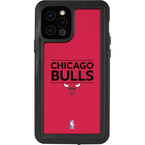 NBA Chicago Bulls Standard - Red iPhone 12 Pro Waterproof Case