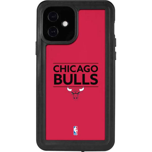 NBA Chicago Bulls Standard - Red iPhone 12 Waterproof Case