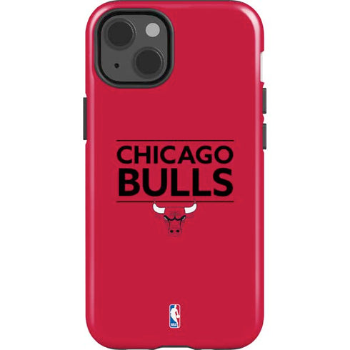 NBA Chicago Bulls Standard - Red iPhone 13 Impact Case
