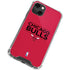 NBA Chicago Bulls Standard - Red iPhone 13 Mini Clear Case