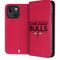 NBA Chicago Bulls Standard - Red iPhone 14 Folio Case