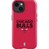 NBA Chicago Bulls Standard - Red iPhone 15 Plus Impact Case