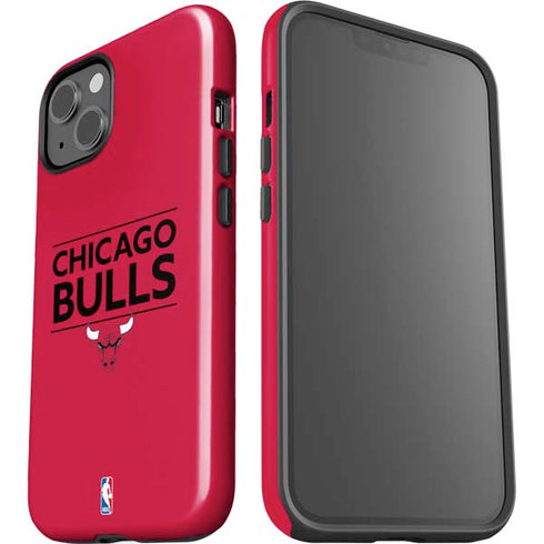 NBA Chicago Bulls Standard - Red iPhone 15 Plus Impact Case