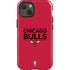 NBA Chicago Bulls Standard - Red iPhone 15 Impact Case