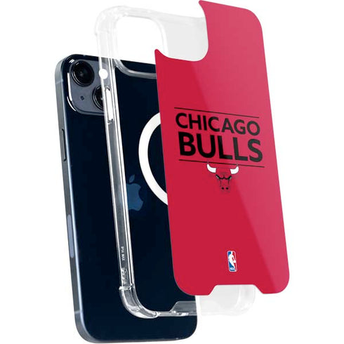 NBA Chicago Bulls Standard - Red iPhone 14 Plus MagSafe Case