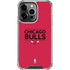 NBA Chicago Bulls Standard - Red iPhone 14 Pro Clear Case