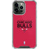 NBA Chicago Bulls Standard - Red iPhone 15 Pro Max Clear Case