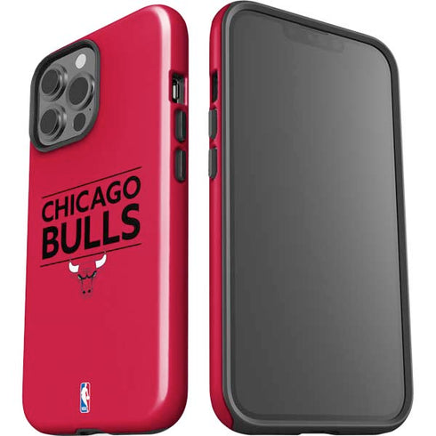 NBA Chicago Bulls Standard - Red iPhone 15 Pro Max Impact Case