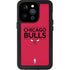 NBA Chicago Bulls Standard - Red iPhone 14 Pro Waterproof Case