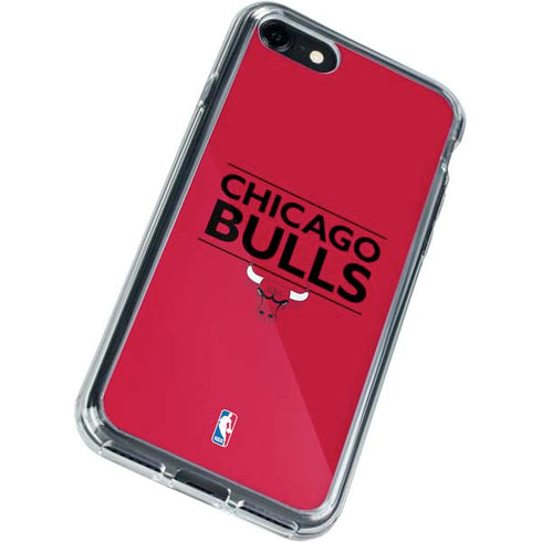 NBA Chicago Bulls Standard - Red iPhone SE (2nd & 3rd Gen) Clear Case