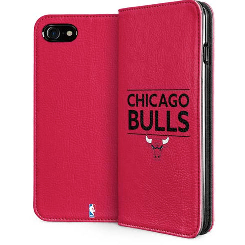 NBA Chicago Bulls Standard - Red iPhone SE (2nd & 3rd Gen) Folio Case