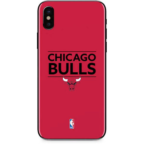 NBA Chicago Bulls Standard - Red iPhone XS Skin